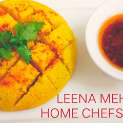 A picture of Traditional Gujarati Dhokla.