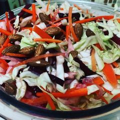 A picture of Balsamic Cabbage Salad w/ Almonds.