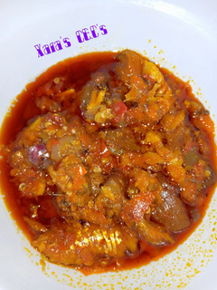 A picture of Palm oil sauce.