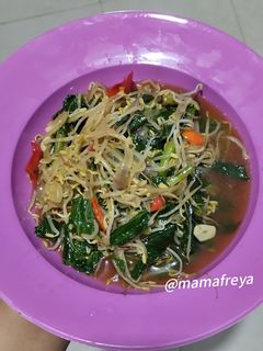Foto resep Tumis toge dan sawi