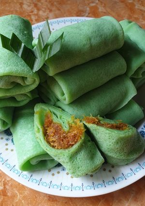 Foto resep Dadar gulung isi kelapa