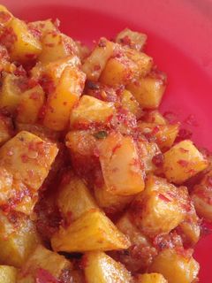Foto resep Sambel goreng kentang