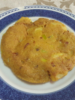 Una foto de 🇪🇸 Tortilla "española" con harina de avena sin gluten y vegana 🍳
