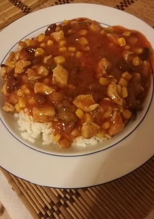 Mexikói szószos csirkemell recept fotója