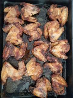 Foto de Asas de Frango no forno