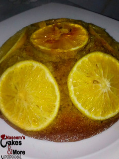 A picture of Orange cake.