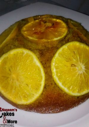 A picture of Orange cake.