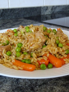 Una foto de Arroz con cosas
