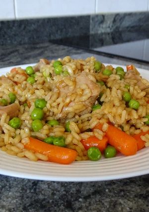 Una foto de Arroz con cosas