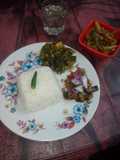Mach e vat e bangali-a lunch thali