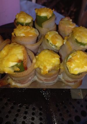 A picture of Jalapeño Poppers in a Cob.