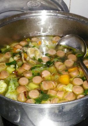 Foto resep Sop sosis simple
