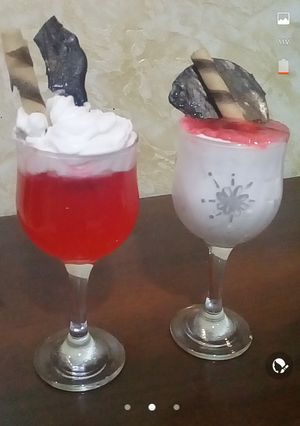 صورة لوصفة فلان فراولة بالكريم شانتي