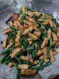 Tumis Tempe Kacang Panjang
