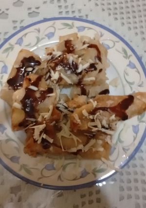 Foto resep Piscok Pisang Coklat Lumer Keju