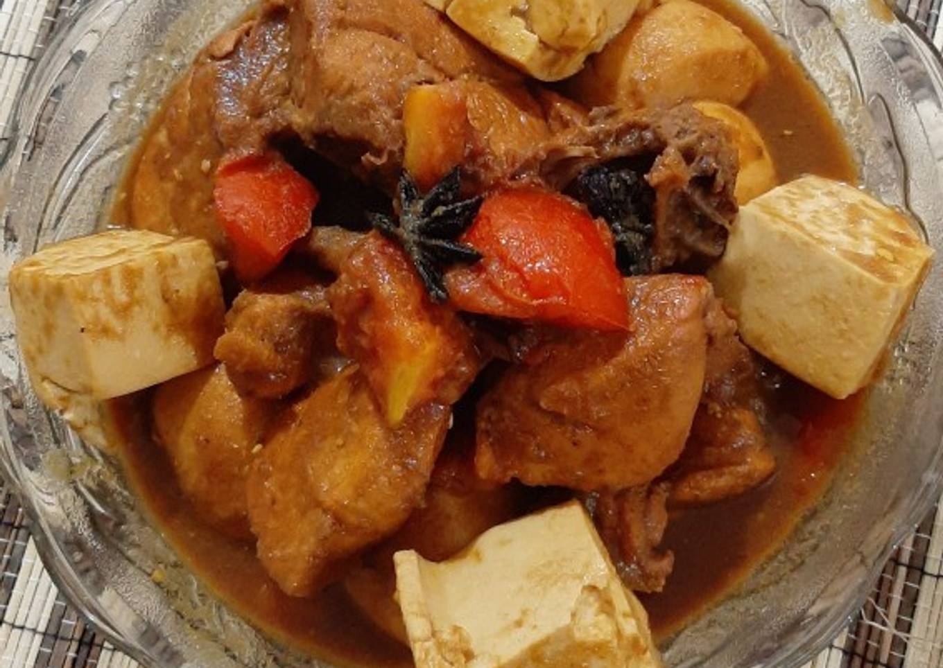 Semur Ayam Telur Tahu