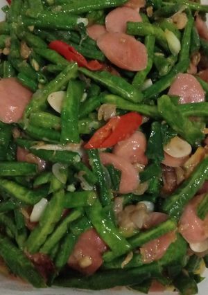 Foto resep Jangan kacang panjang pedes gurih👌😋