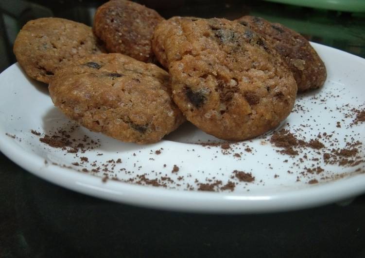 Simple Way to Make Homemade Eggless Choco-chip Cookies
