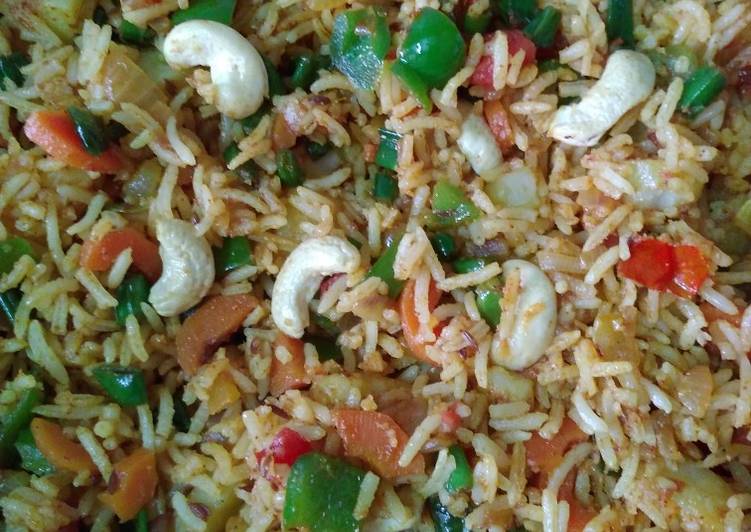 Recipe of Perfect Veg tawa pulao