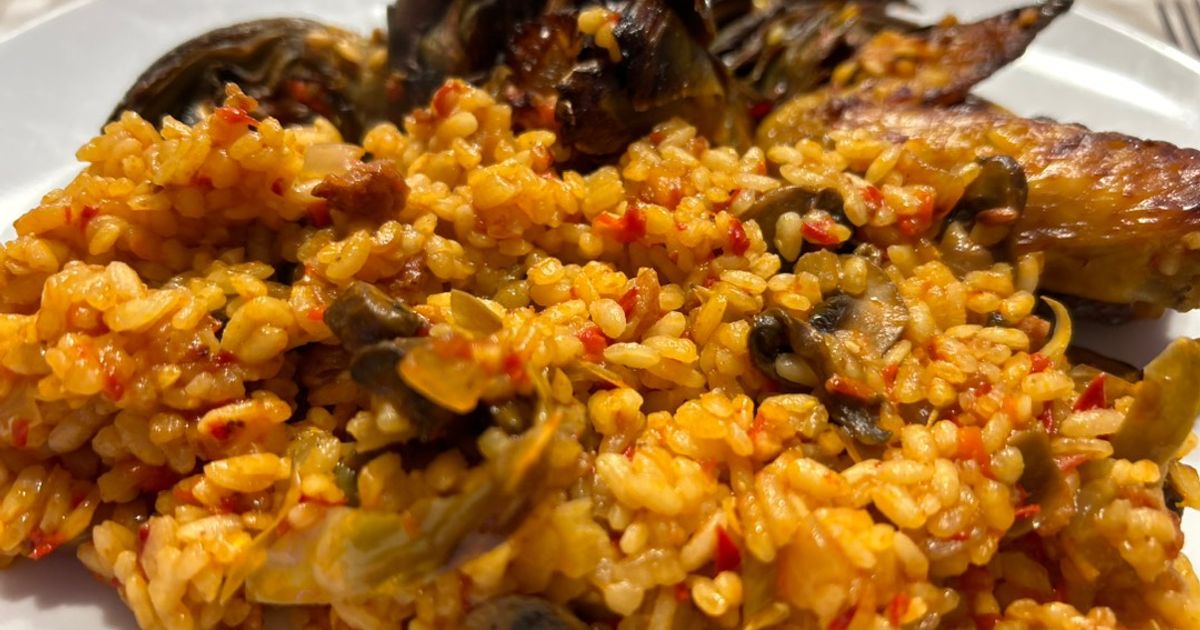 Arroz Con Alcachofas Y Pollo En Airfryer Cosori Receta De Marta Arroz Con Alcachofas Y Pollo En Airfryer Cosori Receta De Marta