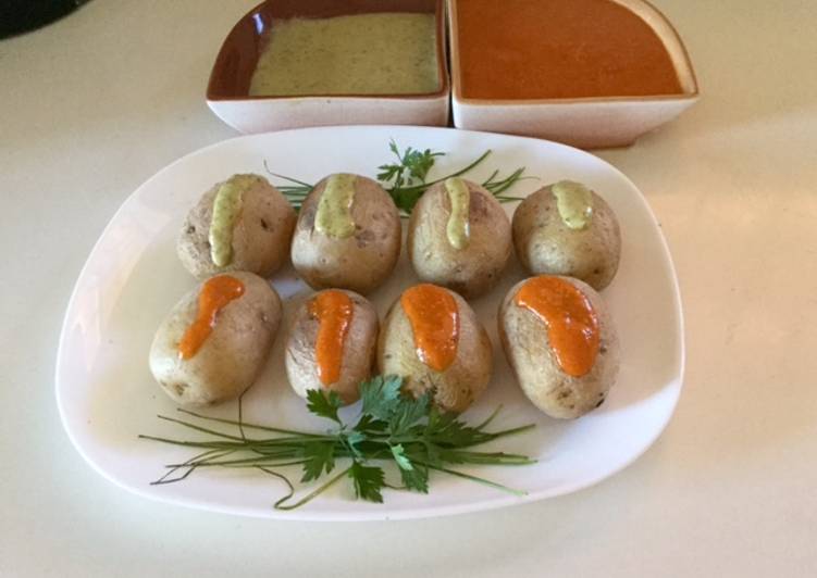 Papas arrugadas con mojo picón