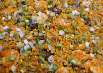 Popular Recipe Rice and Shrimp Yummy