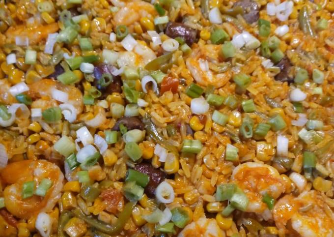 Steps to Make Speedy Rice and Shrimp