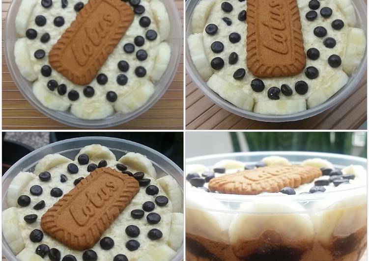 Resep 468. Banana mocacinno dessert box Anti Gagal