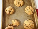 Gluten Free chocolate chip peanut butter oatmeal cookies