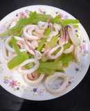 西芹中卷（低醣餐）（家常菜）（下酒菜）（一鍋到底料理）