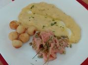 Una foto de polenta de choclo