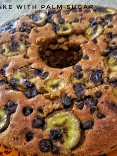 Foto resep Banana cake with palm sugar