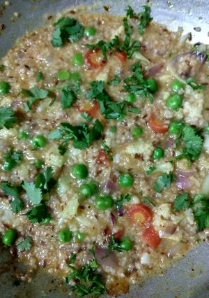 A picture of Vegetable Dalia (healthy food).
