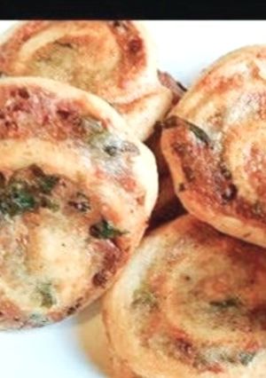 A picture of Pin wheel kebab.