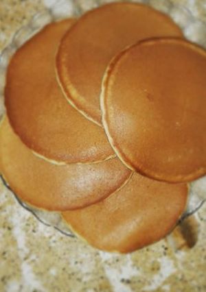 Una foto de Hot cakes versión simple