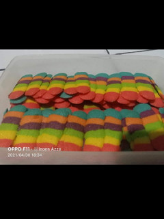Foto resep Lidah Kucing Rainbow 🌈