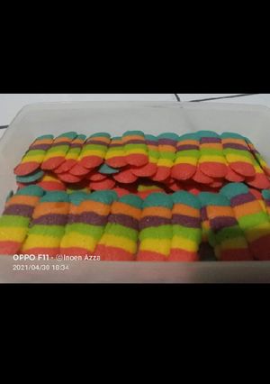Foto resep Lidah Kucing Rainbow 🌈