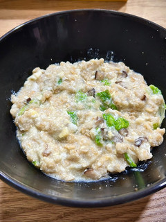 白菜香菇燕麥粥 的食譜成品照片