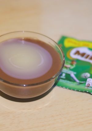 Foto resep Silky puding milo