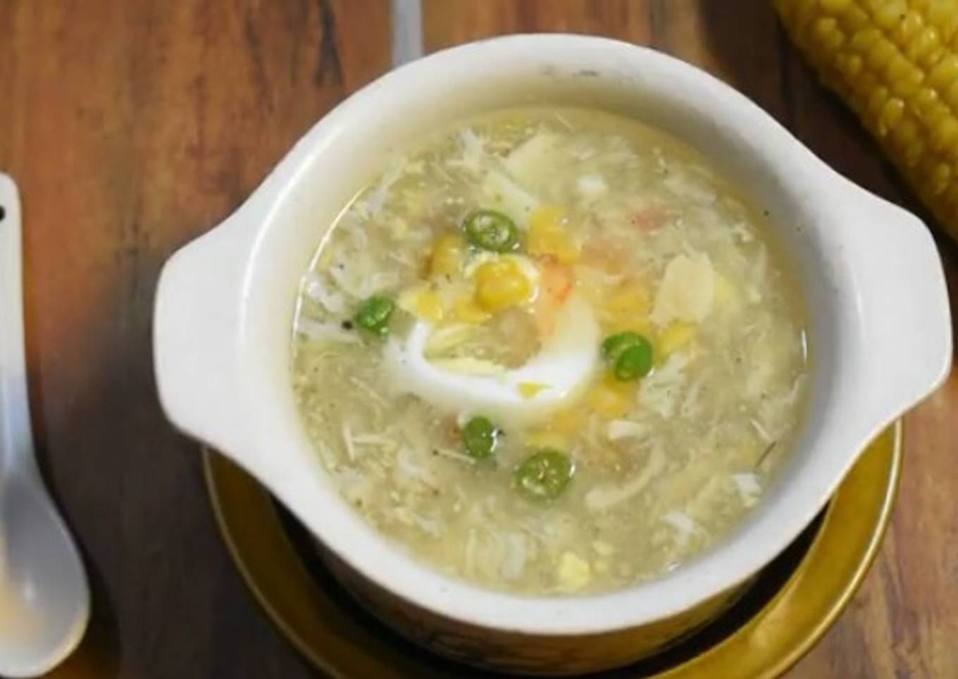 Chicken corn soup