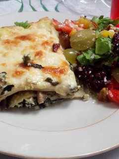 Una foto de Lasagna vegetariana
