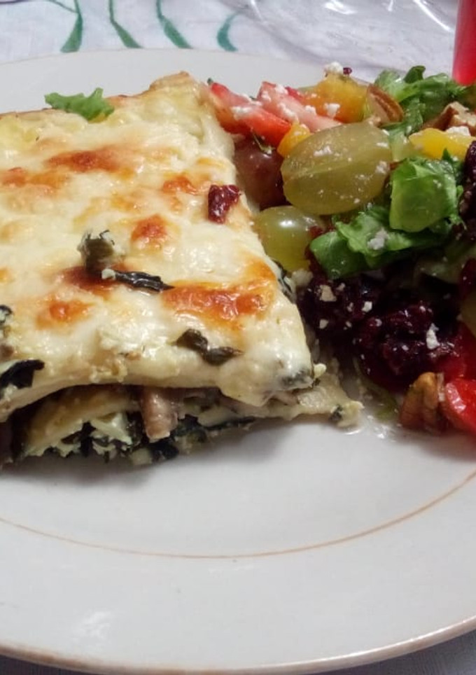 Una foto de Lasagna vegetariana