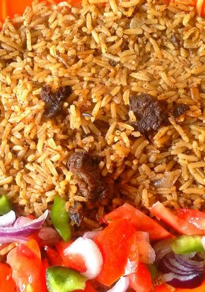 A picture of Pilau #author marathon.