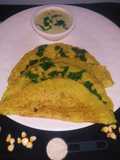 Corn Broken Wheat Dosa