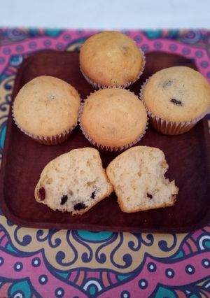 Una foto de Muffins de cranberries