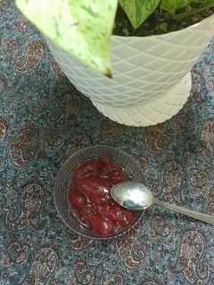 عکسی از دستور مربای توت فرنگی🍓