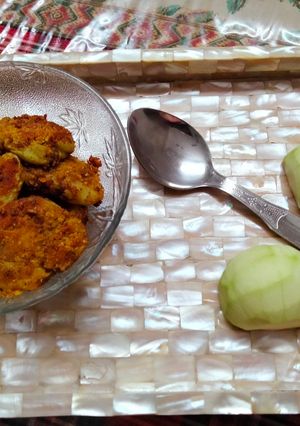 A picture of Tinda | Besan stuffed Tinda.