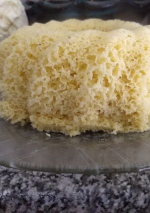 Una foto de Torta de limón, coco y vainilla (baja en calorías)