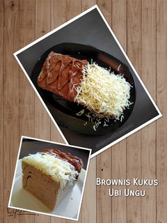 Foto resep Brownis Kukus Ubi Ungu