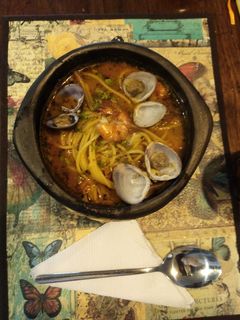 Una foto de Sopa mediterránea